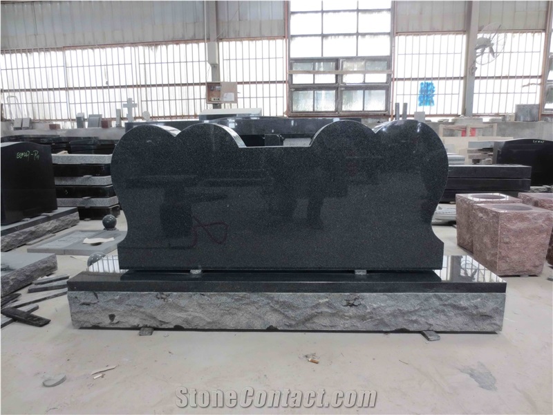 G654 Granite Impala Tombstone Headstone Monument