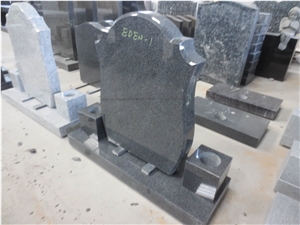 Grey Granite Tombstone Celtic Headstone Monument