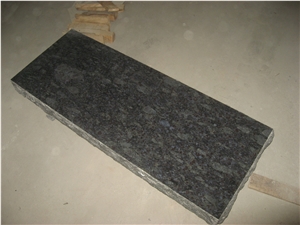 Ice Blue Granite Tombstone Flat Headstone Monument