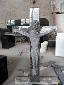 Jesus Cross Gravestone Headstone Monument