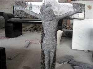 Jesus Cross Gravestone Headstone Monument