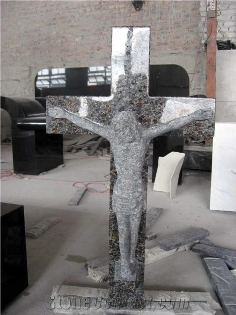 Jesus Cross Gravestone Headstone Monument