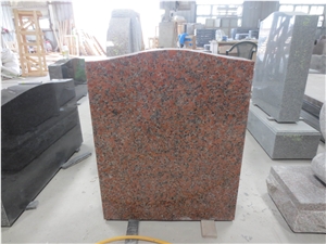 Red Granite G562 Cemetery Headstone Memorials