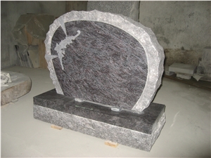 Unique Design Flower Tombstone Headstone Monument