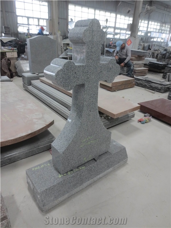 Unique Design Guitar Tombstone Headstone Monument