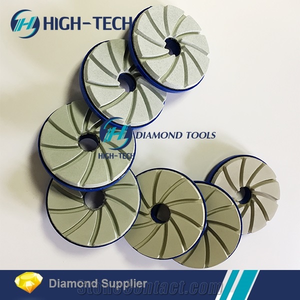 Snail Lock 5 Inch Diamond Edge Polishing Pad