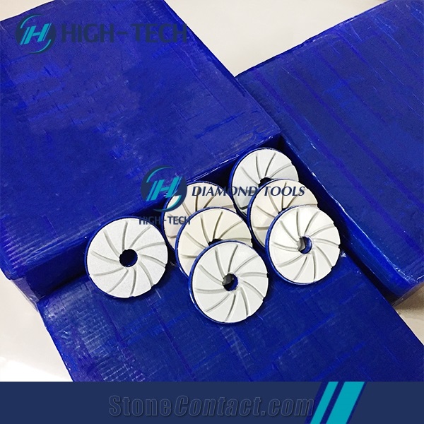 Snail Lock 5 Inch Diamond Edge Polishing Pad