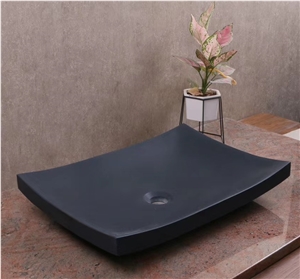 Black Granite Sink Basin New Design Small Size