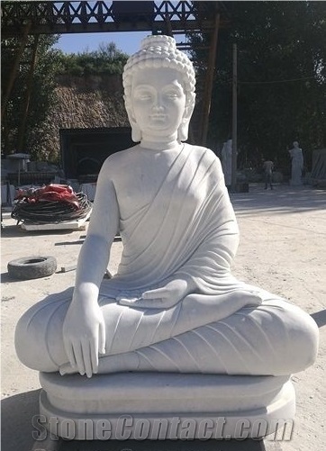Buddha Priest God Statue Portrait Sculpture