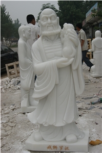 Buddha Priest God Statue Portrait Sculpture