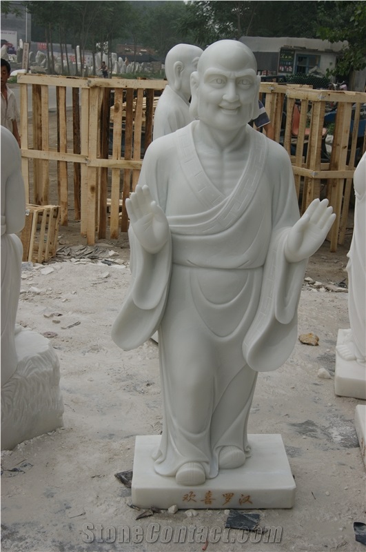 Buddha Priest God Statue Portrait Sculpture