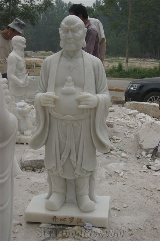 Buddha Priest God Statue Portrait Sculpture