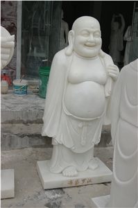 Buddha Priest God Statue Portrait Sculpture
