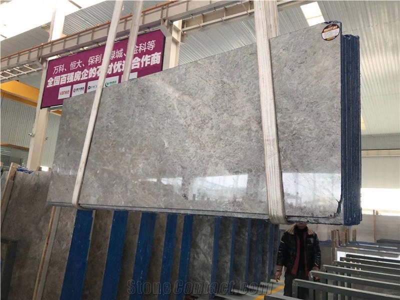 Dora Grey Cloud Marble Slabs/Tiles