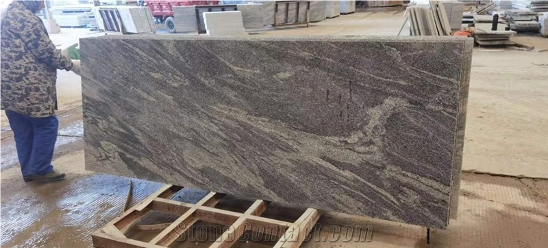 Grey Granite Chinese Juparana Slabs Tiles