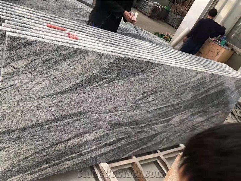 Grey Granite Chinese Juparana Slabs Tiles