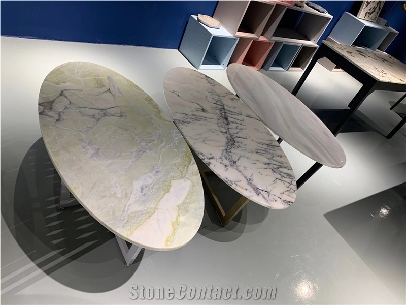 Marble Round/Oval/Patio Table Tops