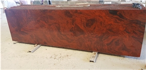 Indian Red Multi Granite Slabs