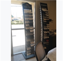 Customized Showroom Quartz Sample Display Stand