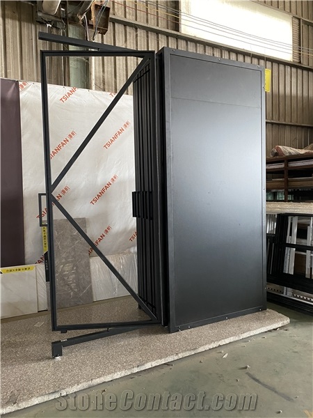 Rotary Display Stand For Porcelain Tile Showroom