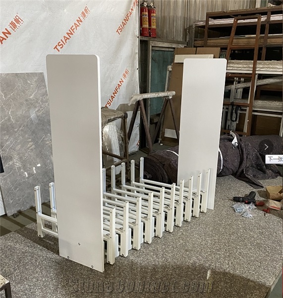 Simple Pull Out Display Stand For Tile And Wood