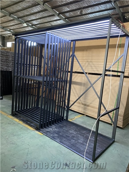 Sliding Display Rack For Ceramic Tile, Porcelain Slabs