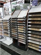 Wood Floor Display Rack