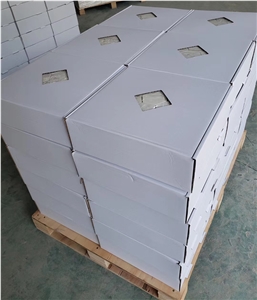 Triangle White Marble Mosaic Tiles