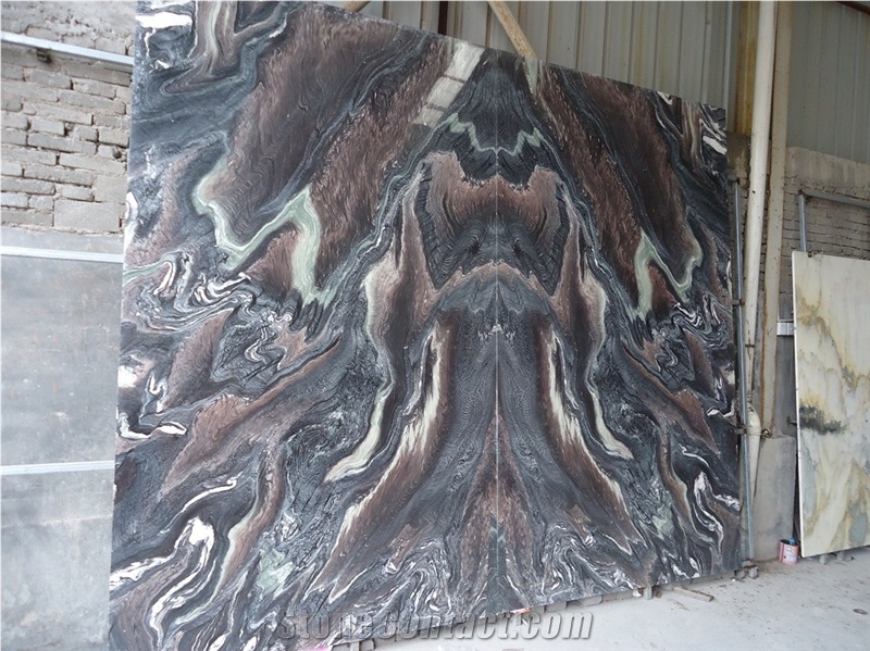 Kinawa Violet Rosso Luana Marble for Floor Wall