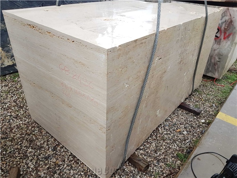 Travertino Classico Romano Italy Travertine Blocks