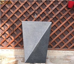G654 Pangdang Grey Granite Pedestal Sink