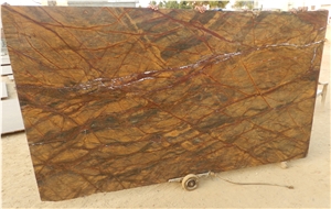 Rain Forest Green Marble Slabs, Tiles