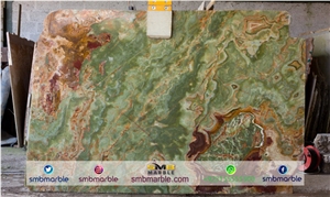 Dark Green Onyx Slabs - Pakistan Green Onyx Tiles
