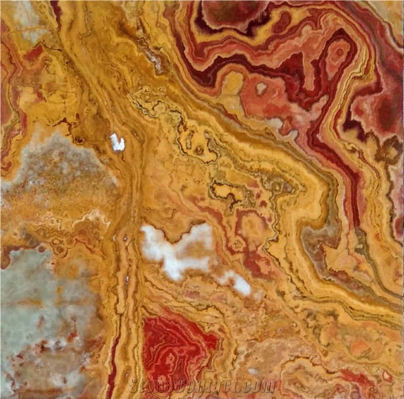 Pakistani Multi Green Onyx Slabs & Tiles