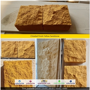 Pakistani Yellow Sandstone Blocks