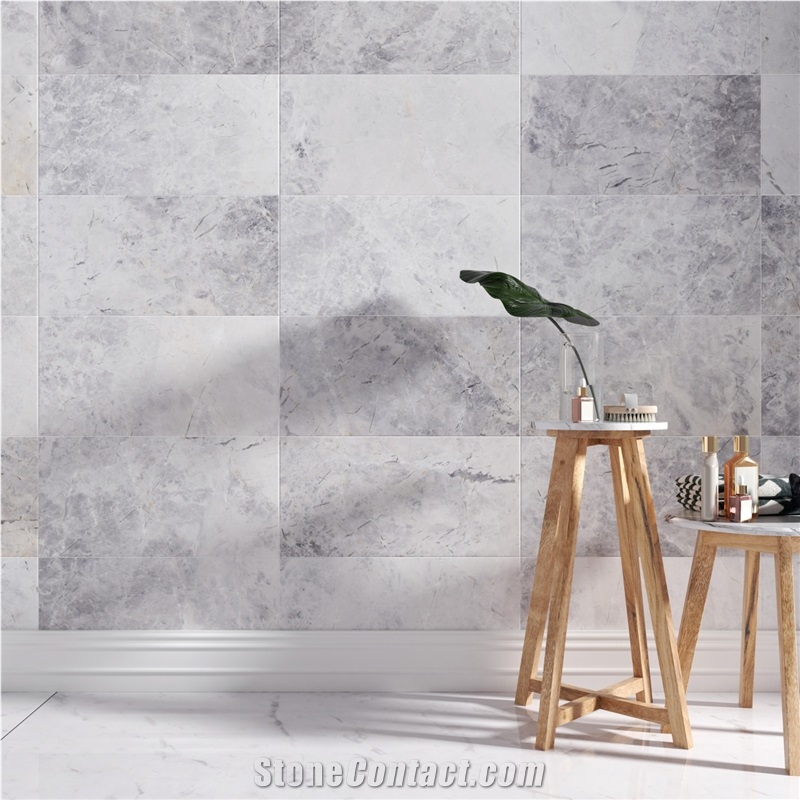Sardis Dolomiti Grey Marble Tiles, Sardis Dolomiti Marble Slabs