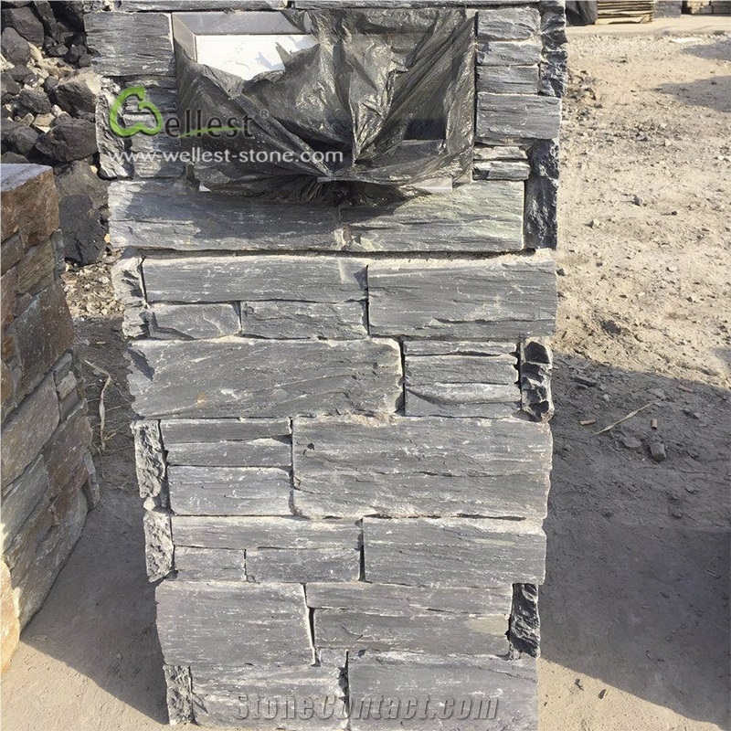 Multi Options Ledge Stone Gate Post