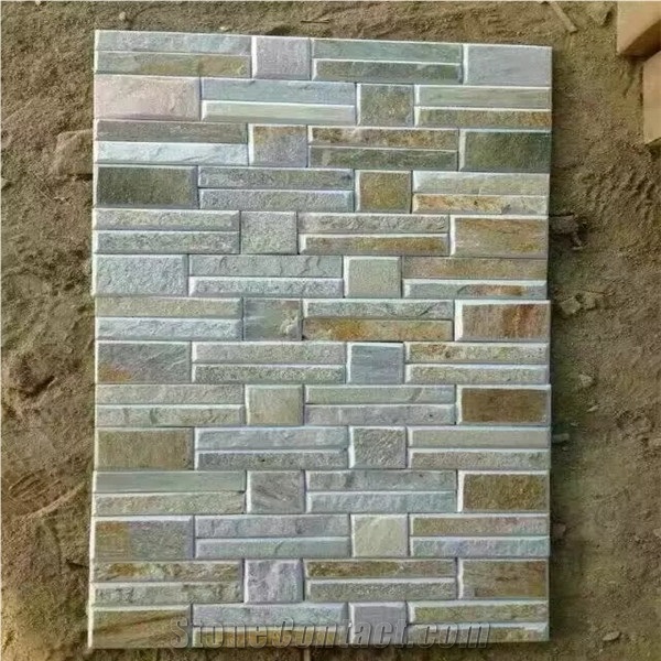 Antiqued Culture Stone Flat Surface Wall Cladding