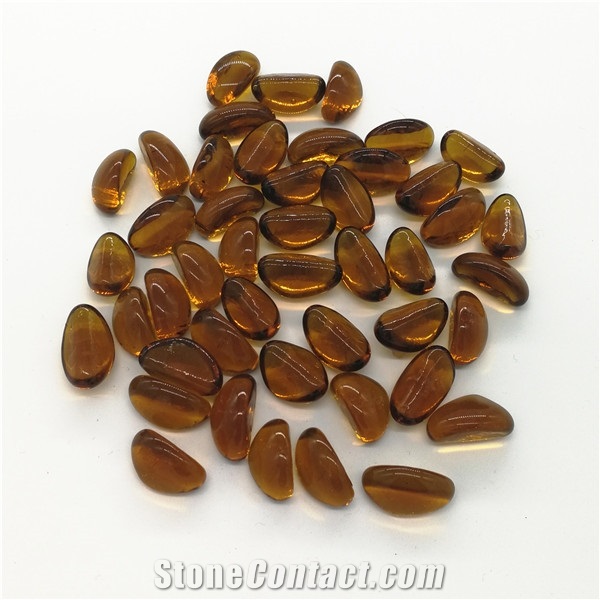 Decorative Glass Vase Porcelain Stone Beads