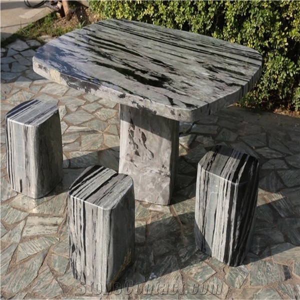 Jade Stone Courtyard Garden Household Desk