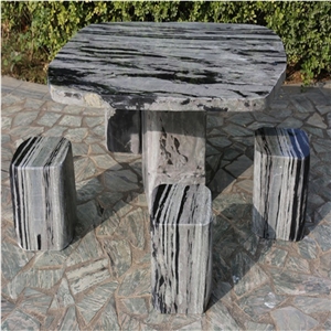 Jade Stone Courtyard Garden Household Desk