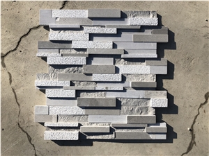 Marble 3d Wall Stone Cladding Stacked Veneer Ledge