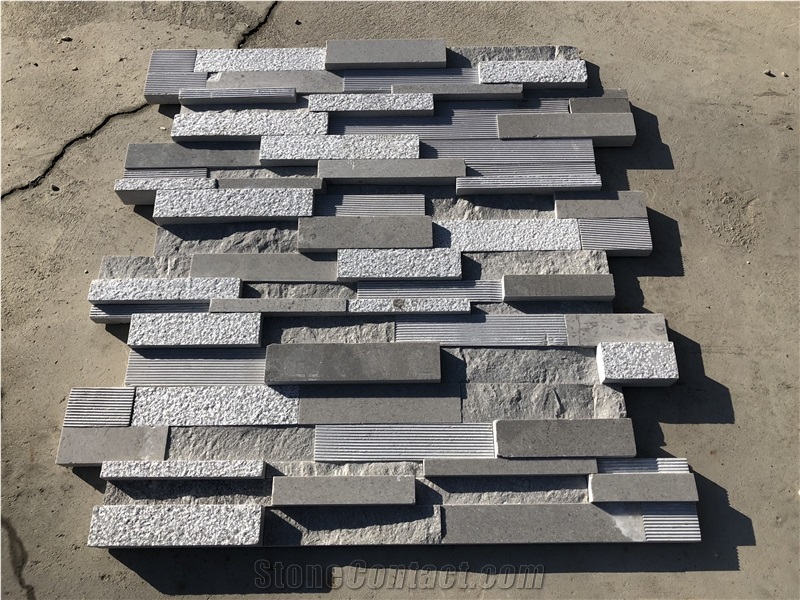 Marble 3d Wall Stone Cladding Stacked Veneer Ledge