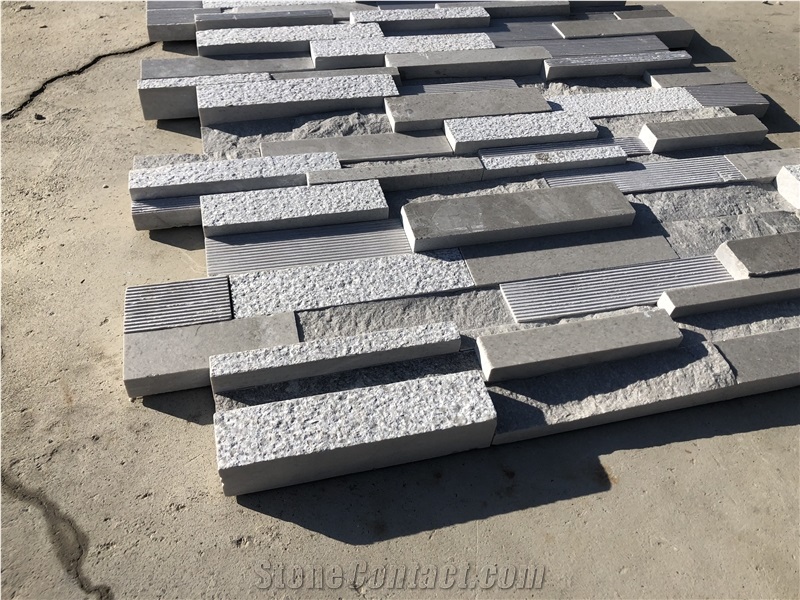 Marble 3d Wall Stone Cladding Stacked Veneer Ledge