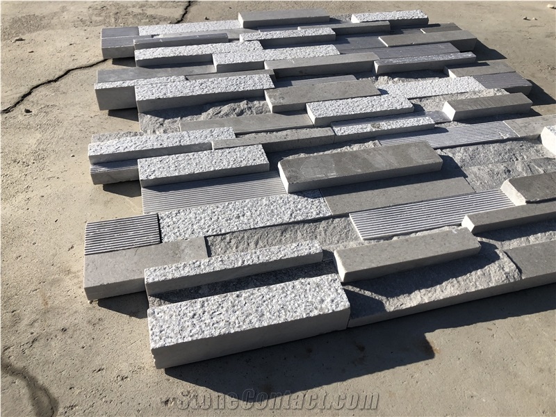 Marble 3d Wall Stone Cladding Stacked Veneer Ledge