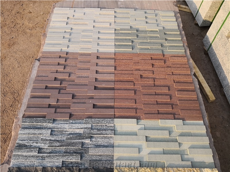 Waterfall Black Limestone Ledge Stone Panels
