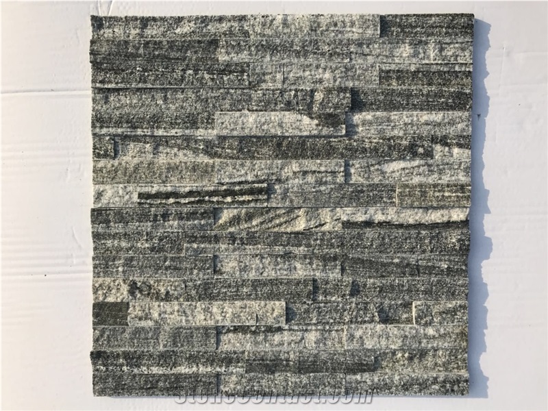 Waterfall Black Limestone Ledge Stone Panels
