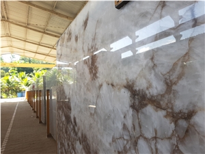 Cristallo Citrino Quartzite Slabs
