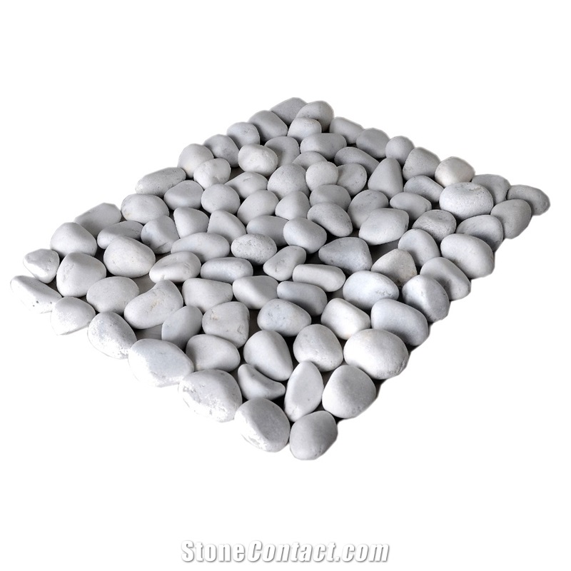River Stone, White Marble Pebble Stone