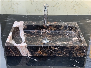 Lbkxb - Vietnam Cow Brown Lavabo